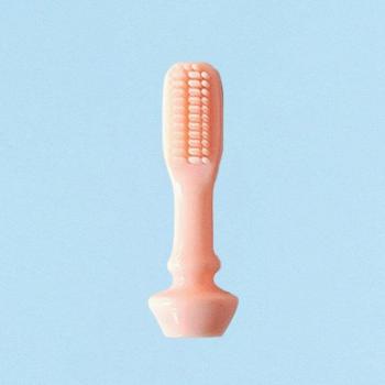 Silicone Baby Toothbrush with Soft Replaceable Heads