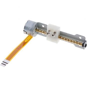 Micro Stepper Motor 4-6V, 4 Phase, 15MM Diameter, 50MM Slider Length, 18 Degree Step Angle