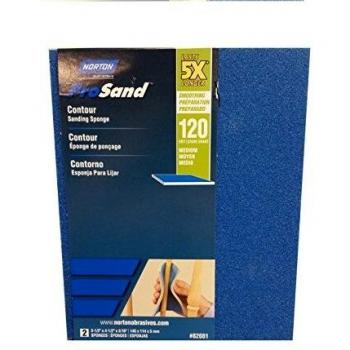 Norton 82081 5X 120 Grit Precision Contour Pad