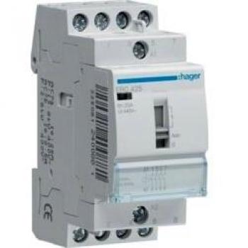 Interruttore di contatto Hager 4NA 230V con comando a mano ERC425