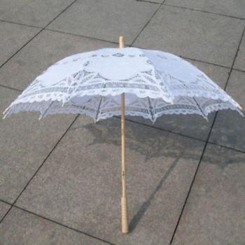 Embroidered Wedding Parasol
