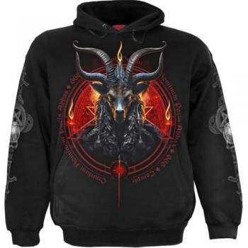 Spiral Baphomet Kapuzenpullover für Männer schwarz M