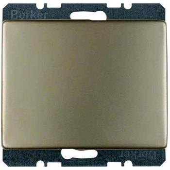 Berker Arsys E‑Series Blindabdeckung 4011334276654 – Silberschlüssel‑Sockel