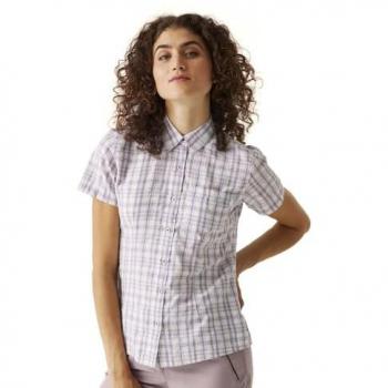 Camisa Regatta Mindano VIII Mujer Lila Manga Corta