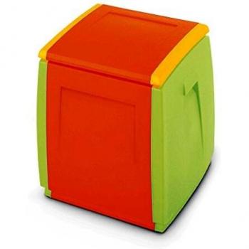 Box Terry 55 con baule plastico arancione 54×54×57 cm