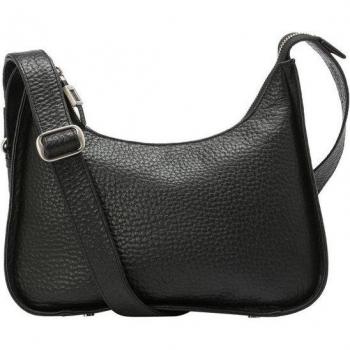 Voi Hirsch Black Leather 29 cm Satchel