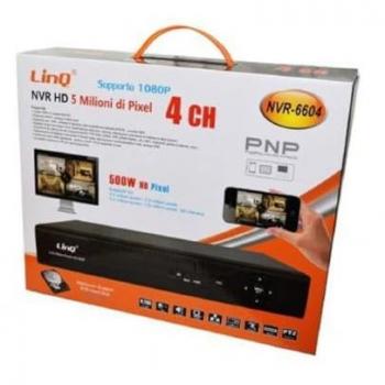 Registratore NVR 4 canali H.264 H.265 WiFi