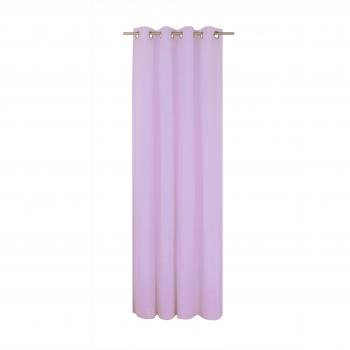 Vorhang WIRTH LORCA Gardinen Gr. 150cm, Ösen, 132cm, lila (flieder)