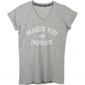 Gris Nox Basic T‑Shirt Femme XS – Design Vigore