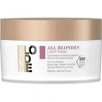 Schwarzkopf Professional Blondme All Blondes Light Maske mit ernährender Wirkung für feines bis normales Haar 200 ml