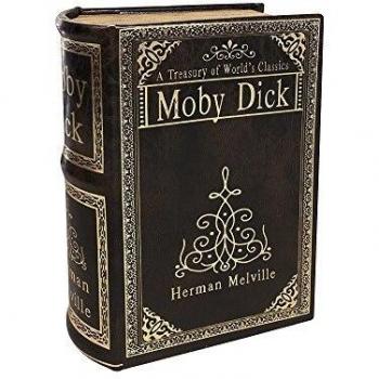 Antikes Moby-Dick Buch mit verstecktem Fach – 17 cm hohles Buch