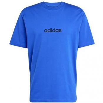 Adidas Sportwear M LIN SJ T – Herren, Knallblau/Schwarz, XL