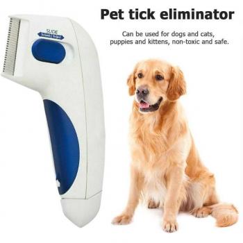 Electronic Flea and Lice Brush for Pets