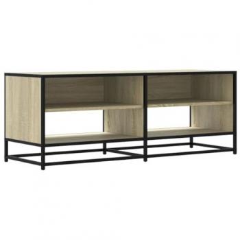 Vidaxl Sonoma Oak TV Stand 120.5x40x46 cm Engineered Wood and Metal