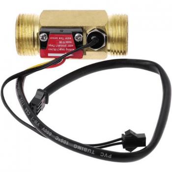Copper Shell G3/4 Flow Meter with Temperature Sensor