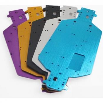 Chasis de Aluminio HSP 1/10 para Buggy y Camionetas Monstruo