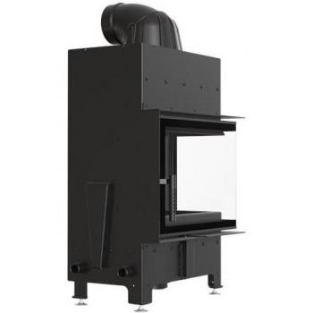 Lareira Negra KRATKI FLOKI S 8kW con tubos Termotec