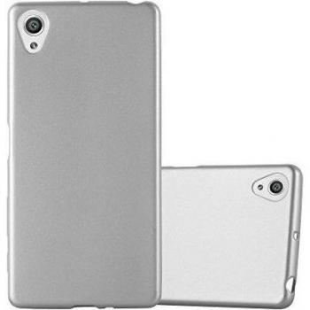 Cadorabo Cover Sottile Protetta Sony Xperia X Argento