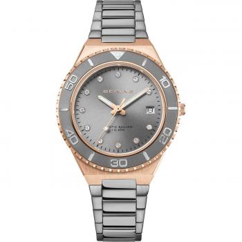 Bering Classic Damenuhr 36mm Grau 10ATM