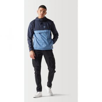 Chaqueta de Bloques Azul Marino/Elemental Overhead