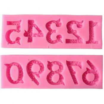 3D Number Candle Mold (0-9)