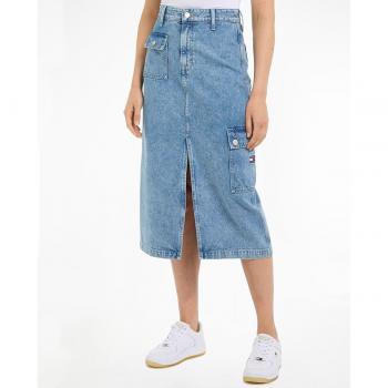Falda vaquera azul de tiro alto Tommy Jeans