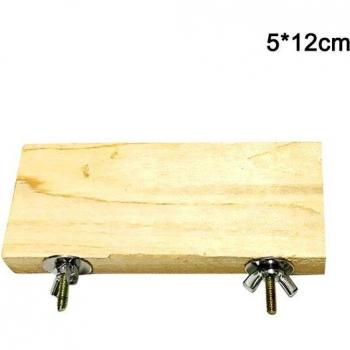 Jouet en bois pour perroquets