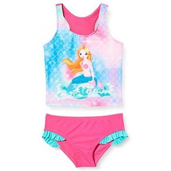 Ensemble tankini rose pour filles Playshoes résistant aux UV