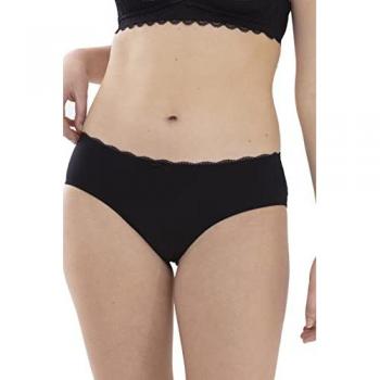 Mey Hipster mit Spitzeneinsatz Größe 38 Schwarz