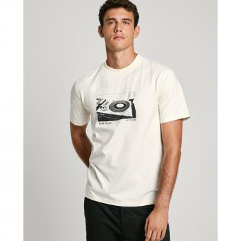 Antique White Men's Perry Tee – 1/2 Zip, L