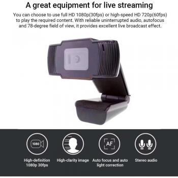 VidéoPro 4K 500W USB – Large angle + Mic intégré