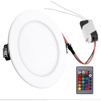 Moderne LED Deckenleuchte mit Fernbedienung AC85-265V 5W 10W 18W Runde RGB