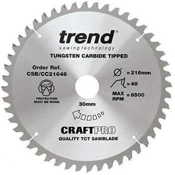 Trend CSB/CC21648 Craft Pro Negative Hook Crosscutting TCT Blade