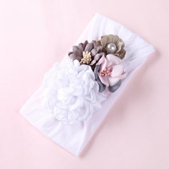 Bandeau à nœud floral pour filles