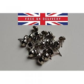 Chrome Silver Upholstery Pins – 100 Unit Set