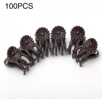 Supports décoratifs pour tiges de fleurs, 100 pièces en plastique
