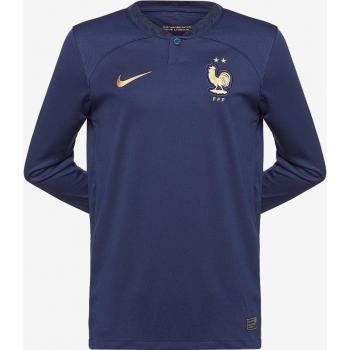 Nike Frankreich Kinder 2023 Dri-Fit Fußballtrikot Langarm