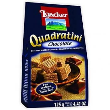 Loacker Quadratini Schokolade Würfel – 3 × 125 g
