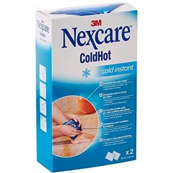 3M Nexcare ColdHot Cold Instant Single Use Rectangle Ice Packs, 2-Pack