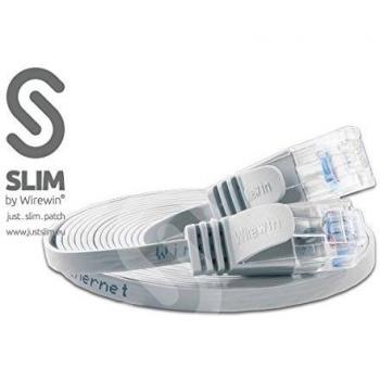 Cable De Red SLIM U6 5 WS Cat.6 Blanco 5 m