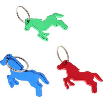 3Pcs Novelty Horse Bottle Opener Keychains