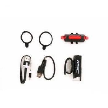 MSC Lichtpaket – 120‑Lumen-Vorderlicht + 10‑Lumen-Rücklicht