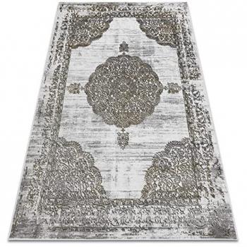 Tapis structuré LIRA E1468 Rosette, 120x170 cm, gris glamour