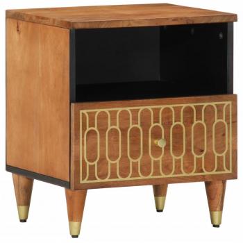 VidaXL Night Table 40x33x46 cm Solid Wood Mango
