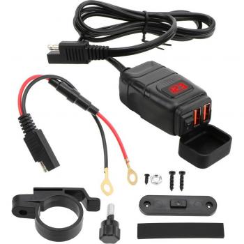FORAUTO Quick Charge Dual USB Adapter for Bikes