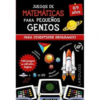Juegos de matemáticas para pequeños genios 8-9 años (Tapa blanda).