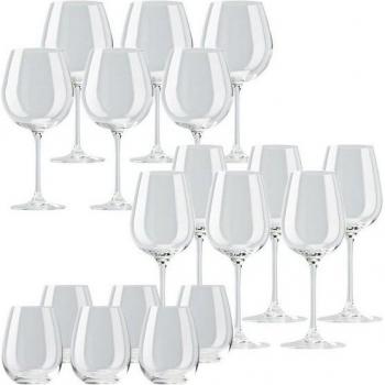 Wein‑ & Wasser‑Gläser DiVino 18‑Pack, Rosenthal – Transparentes Glasset