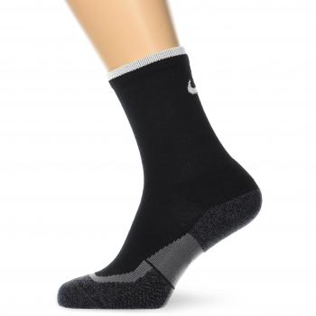 Calcetines Nike Elite Crew para Tenis, Unisex adulto, Negro / Blanco