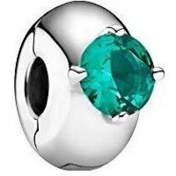 Clip Círculo Solitario Verde