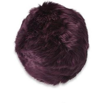 Nordvek Women’s OneSize Purple Sheepskin Headwear – Classic Zhivago Design